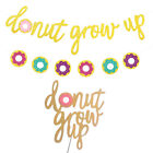 3Pcs Glitter Donut Party Supplies & Decorations