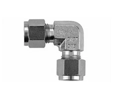 3/8" Tube 316ss Union Elbow  Hy-lok CLA-6-S316 - Image 1 of 2