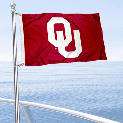 Oklahoma Sooners OU Boat and Golf Cart Flag Cover