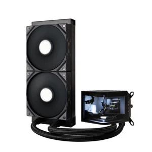 TRYX PANORAMA RGB 240mm L-SHAPED AMOLED SCREEN Liquid Cooler - Picture 1 of 4