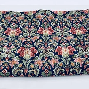 Tela decorativa panel cortina personalizado Kravet Arabesque azul marino 63” W X 89” L - Imagen 1 de 17