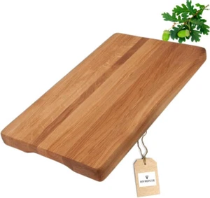 Hofmeister Raban Tabla de cortar 50 x 30 cm Tabla de cocina con mango Madera de roble - Imagen 1 de 8