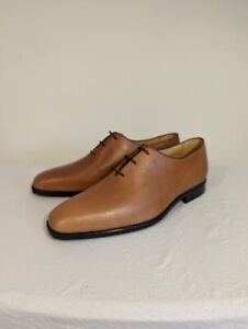 Berluti Men's Alessandro Wholecut Tan Leather Shoes Unworn Size 9 