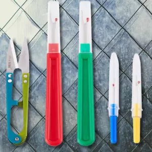 5 Pieces Colorful Seam Ripper Assortment Thread Remover Kit 2 Big and 2 Small US - Picture 1 of 8
