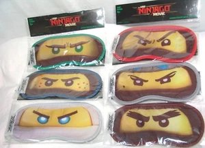 Lego Movie Ninjago Maske Schlaf Cosplay Kostüm Reisehilfe Augenbinde Neu Set 6 - Bild 1 von 12