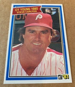 1981 DONRUSS Card #481 STEVE CARLTON  NM-MT Pack Fresh!