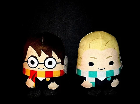 Wizarding World x Pod Pals - Harry Potter & Draco Malfoy 9" Plush 3+ NEW Cover