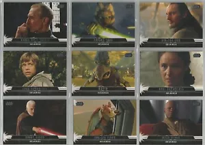 Star Wars Jedi Legacy - "Influences" Set of 18 Chase / Insert Cards #I-1-18 - Picture 1 of 2