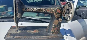 VINTAGE ANTIQUE Singer 66 Red Eye Sewing Machine - G9240029 - Picture 1 of 10