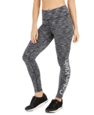 Leggings Calvin Klein Cold Gear forrada de lã cintura alta neutra XS - Imagem 1 de 4