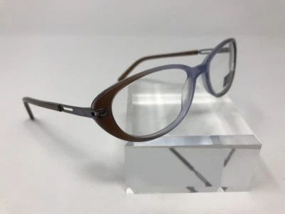 Gafas American Indie 54-18-140 marrón y púrpura bisagra flexible L156 Foto 1 de 4