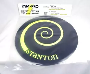 Stanton DSM-6 DJ Pro Slipmats Set of 2 Vintage - New Old Stock, Free Shipping - Picture 1 of 2