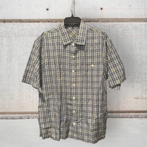 Camisa Tommy Bahama Para Hombres Grande Multicolor Tencel Campamento Geométrica En Todas Partes Hawaiana - Imagen 1 de 5