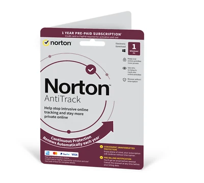 Norton 2025 Antitrack Anti Track 1 Device 1 Year 5 Min Delivery by Email EU UK - Image 1 of 4