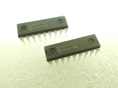 MICROCHIP PIC16C711-04/P MICROCHIP 8-BIT MCU DIP18 ROHS UK STOCK x2pcs - Image 1 of 3
