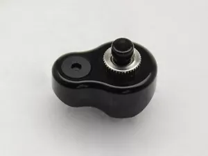 Switch Block Mini Black wit Push Button 1" POSH Custom Cafe Racer Bobber Chopper - Foto 1 di 5