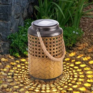 Lampada solare lampada decorativa lampada da esterno LED lampada a sospensione lampada da tavolo lampada da giardino - Foto 1 di 12