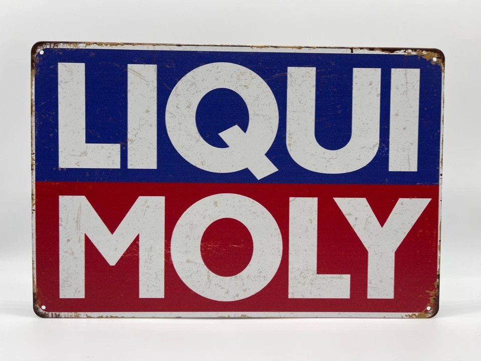 BLACKBEARD WAREHOUSE Blechschild Liqui Moly 20x30cm Nostalgie Retro Reklame Vintage Deko Geschenk Öl