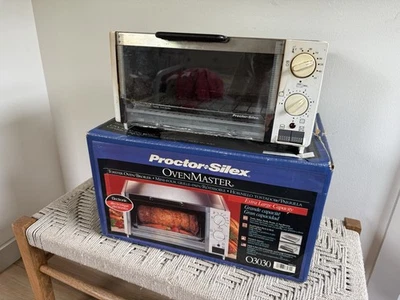 🍊 Horno Tostador Asador Proctor Silex Ovenmaster Años 90 De Colección con Caja Modelo 03030 Foto 1 de 4