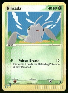 Pokemon Tcg Nincada [Reverse Holo] #66 Pokemon Drache LP - Bild 1 von 2