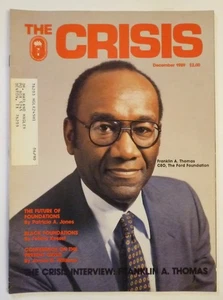 Franklin A. Thomas Ford Foundation CRISIS Magazine December 1989 NAACP Black - Picture 1 of 2
