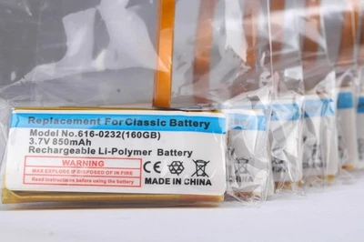 iPod Clásico o Video 5ta 6ta 7ma Generación 850mAh Batería GROSOR A1238 / A1136 Foto 1 de 2