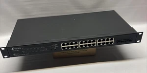 TP-LINK T1600G-28PS (TL-SG2424P) 28-Port Gigabit Smart Switch 24 PoE 4 SFP Slot - Bild 1 von 10