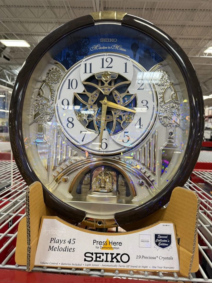 Seiko Melodies in Motion Wall Clock Special Collector's Edition 45 Melodies - Image 1 of 4