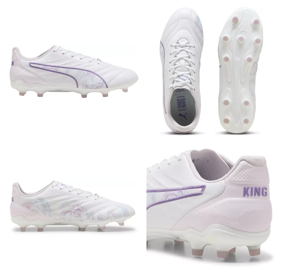 Botines de fútbol PUMA para mujer talla 11,5 King Pro FG/AG púrpura nuevos en caja originalmente $120 Foto 1 de 4