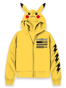 Pokemon Pikachu Boys Graphic Long Sleeve Hoodie, Medium - Picture 1 of 1