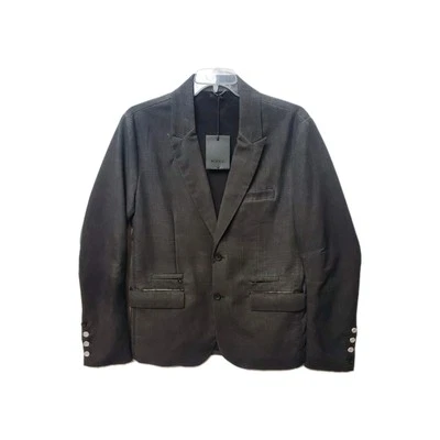 Jaqueta esportiva masculina ROGUE, tamanho grande, cinza, leve, gola entalhada - Imagem 1 de 4