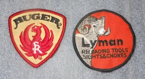 Vintage Ruger Firearm & Lyman Reloading Embroidered Patches - Picture 1 of 2