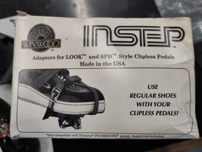 Adaptadores de pedal Winwood aspecto empeine/spd NOS Foto 1 de 4
