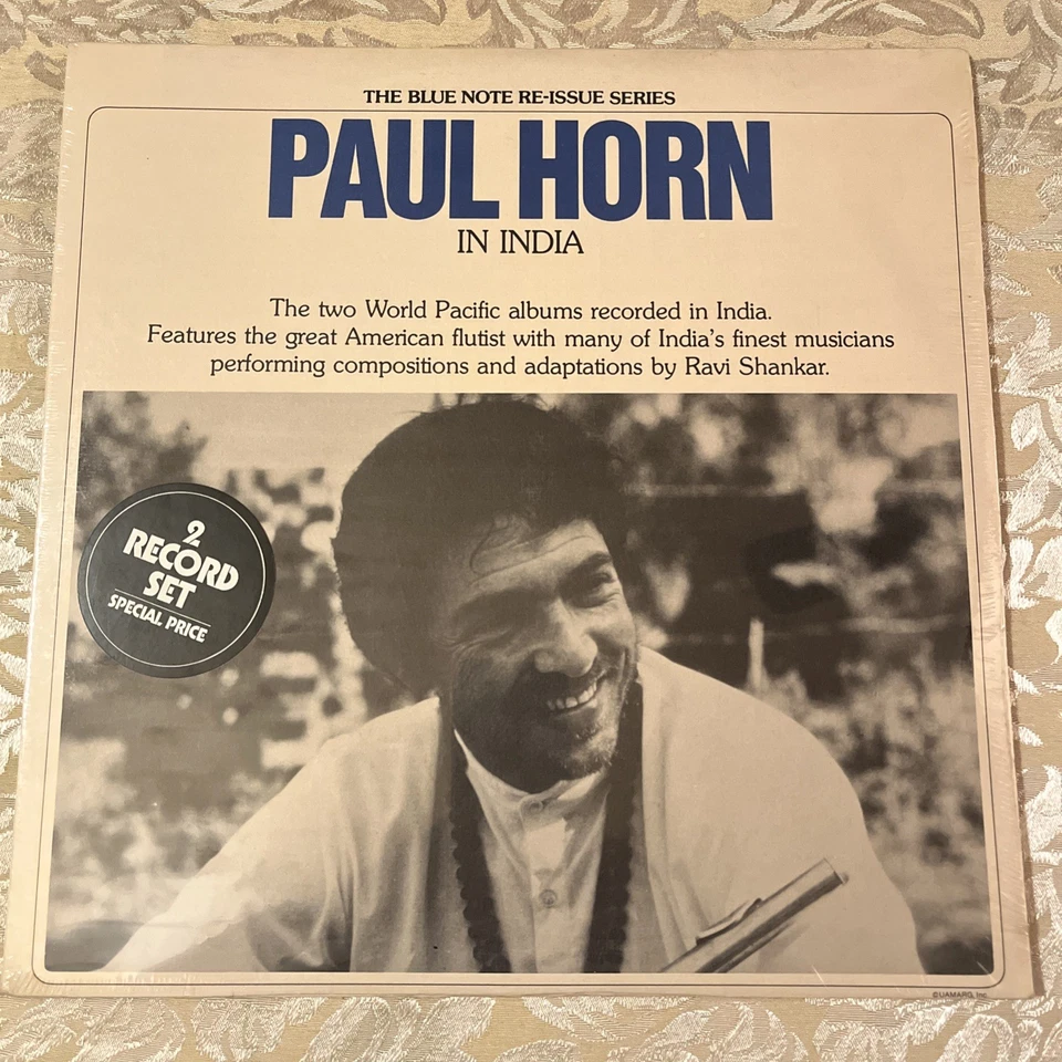 Paul Horn in India, 2 LP Set, 1975 Mono/Stereo,  Blue Note, Factory Sealed   - Image 1 of 4