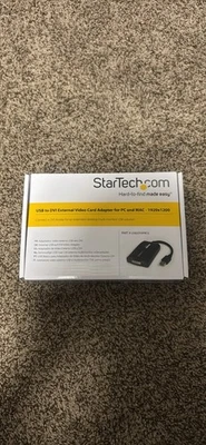 StarTech USB to DVI Adapter - External USB Video Graphics Card for PC & MAC - Image 1 of 3