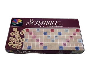 Vintage Scrabble Crossword Board Game (1982, Selchow & Righter) - No Guide - Picture 1 of 19