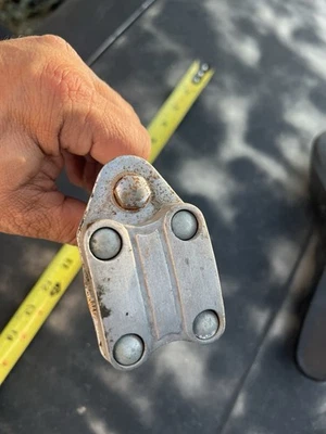 Old School BMX Stem Black Silver Neck 1 in Threaded Quill OG 1990s Mongoose X2 - Image 1 of 4