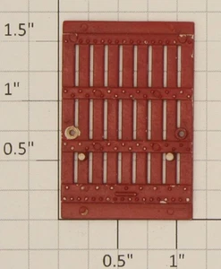 American Flyer PA10054-H S Scale Dark Red Stock Car Door without Latch - Picture 1 of 2