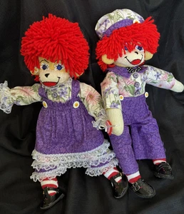 HANDGEFERTIGTE RAGGETY ANN & ANDY HAUSGEMACHTE AFFENGESICHTER EINZIGARTIG UND FRISCH - Bild 1 von 12
