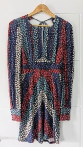 Celia Birtwell For Topshop Size 10 Floral Open Back Summer Dress - Picture 1 of 12