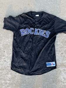 Vintage 90s Colorado Rockies #10 Dante Bichette Baseball Jersey | Sz Large - Picture 1 of 5