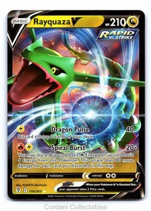 Rayquaza V 110/203 - Evolving Skies - Pokemon Card - Near Mint - Picture 1 of 2