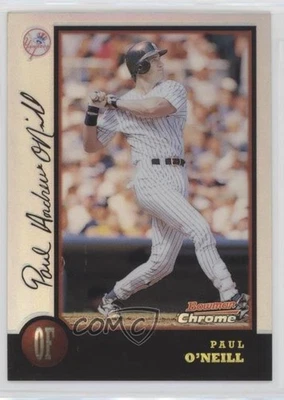1998 Bowman Chrome Refractor Paul O'Neill #241 - Image 1 of 2