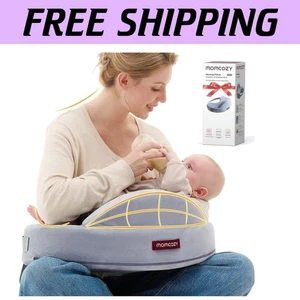 Spacious Memory Foam Breastfeeding Pillow with Removable Cover for Easy Care - Picture 1 of 11