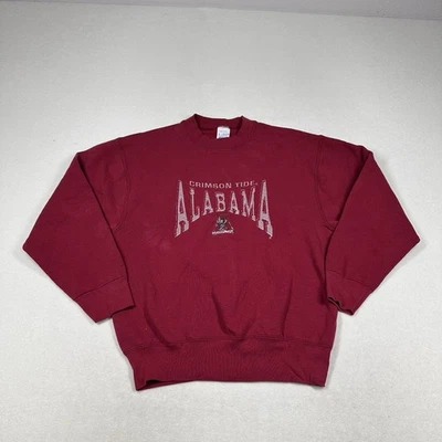 Sudadera Salem Sportwear Para Hombre M Alabama Marea Carmesí De Colección Años 90 Hecha en EE. UU. Foto 1 de 4