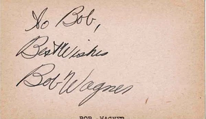 Robert Wagner Hand Signed AUTOGRAPH CUT VINTAGE ORIGINAL - Picture 1 of 1