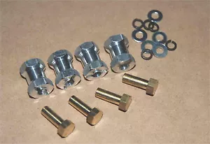 Aluminum17mm Wheel Extension For 1/10 Tamiya TLT-1 XC CC-01 Pajero Touareg 4pcs - Picture 1 of 4