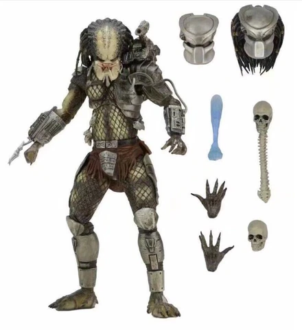NECA Jungle Hunter Predator  7" Action Figure Loose and Complete USA Authentic ✅ Cover