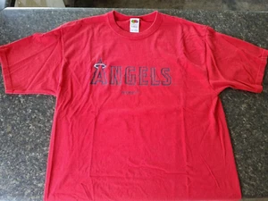 vtg ANGELS of Anaheim promo night t shirt red size XL - Picture 1 of 3