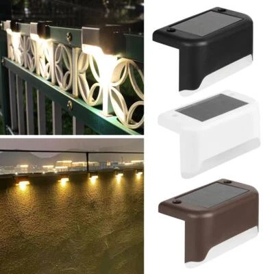 Outdoor Solar LED Deck Lights Garden Stairs Step Fence X9O3 Waterproof Lamp H7Z5 - Image 1 of 4